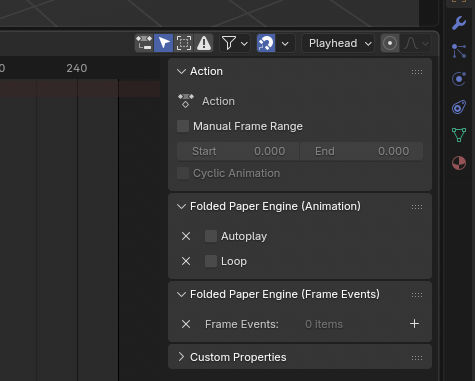 Animation and Frame Events | Folded Paper Engine Documentation